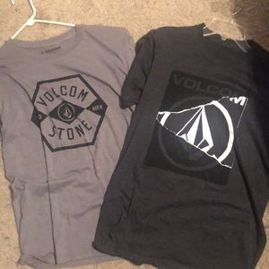 Two Volcom shirts